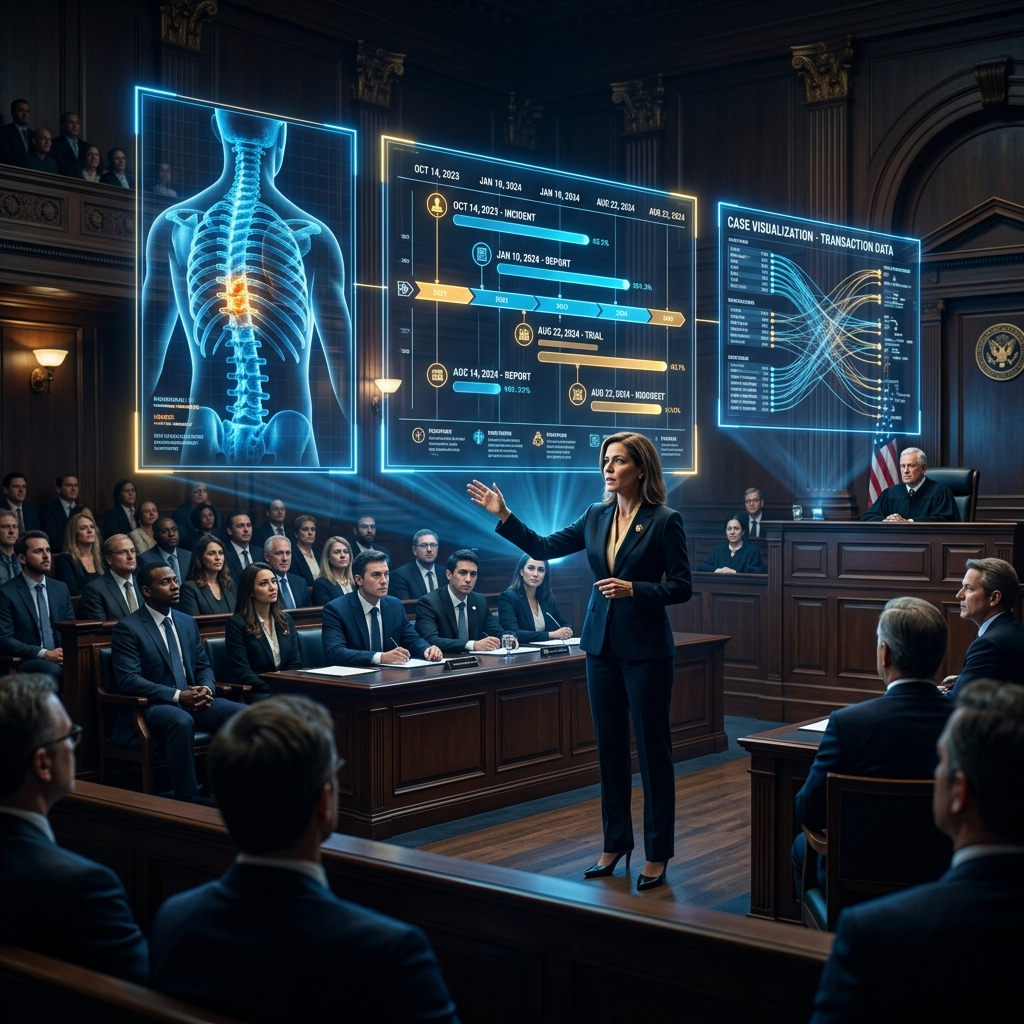 Future courtroom evidence presentation